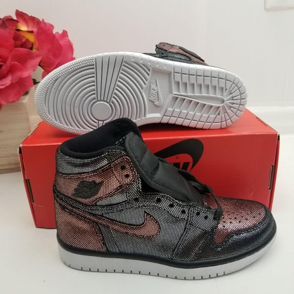 air jordan 1 retro high fearless metallic rose gold